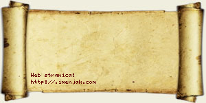 Anđela Radenković vizit kartica